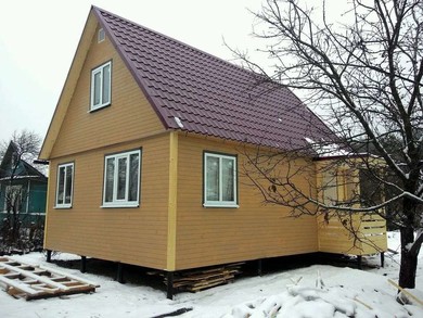 Каркасный дом 6x8 м